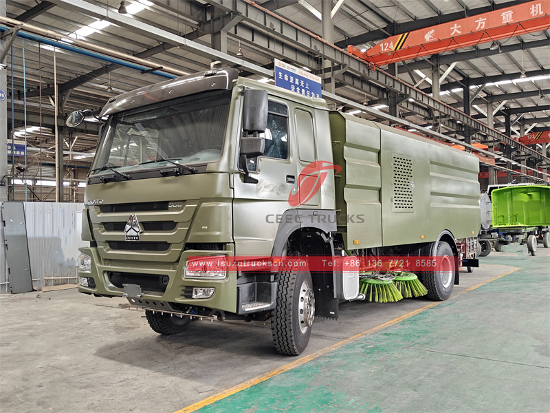 Howo Heavy duty Street sweeping Tuck