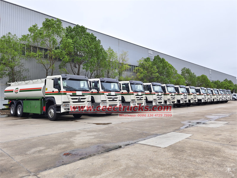 HOWO 22cbm fuel tanker truck