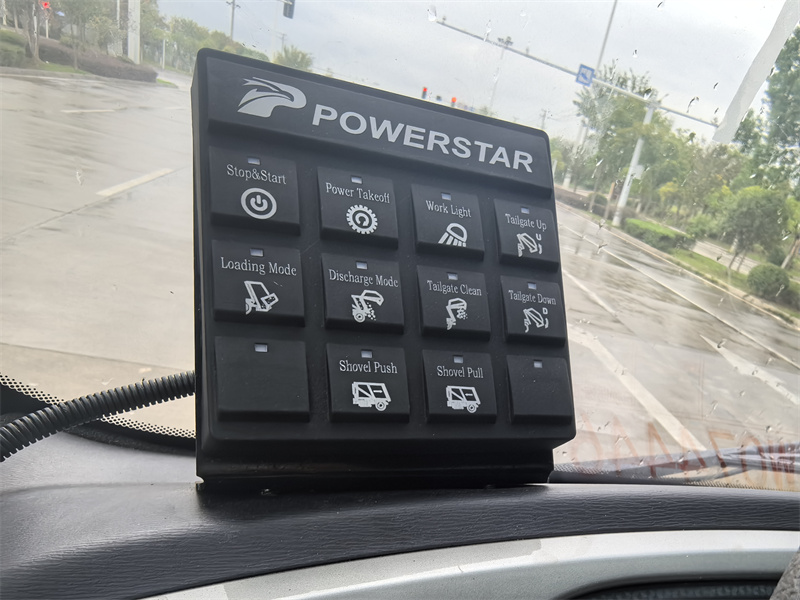 FOTON rear loader truck incabin control box