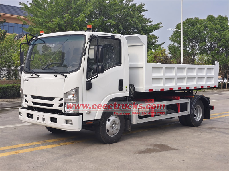 ISUZU 3tons tipper trucks manufacturer
