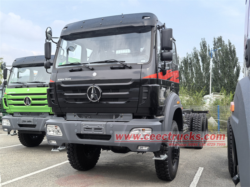 Beiben All Wheel Driving 6x6 Cargo Truck Chassis