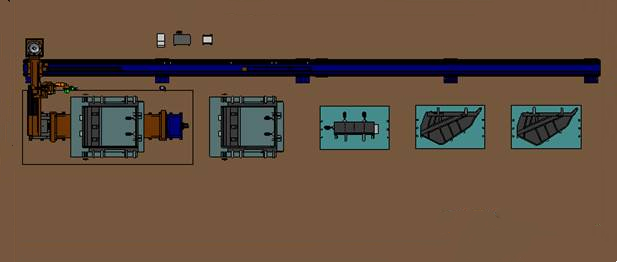 garbage rear loader truck