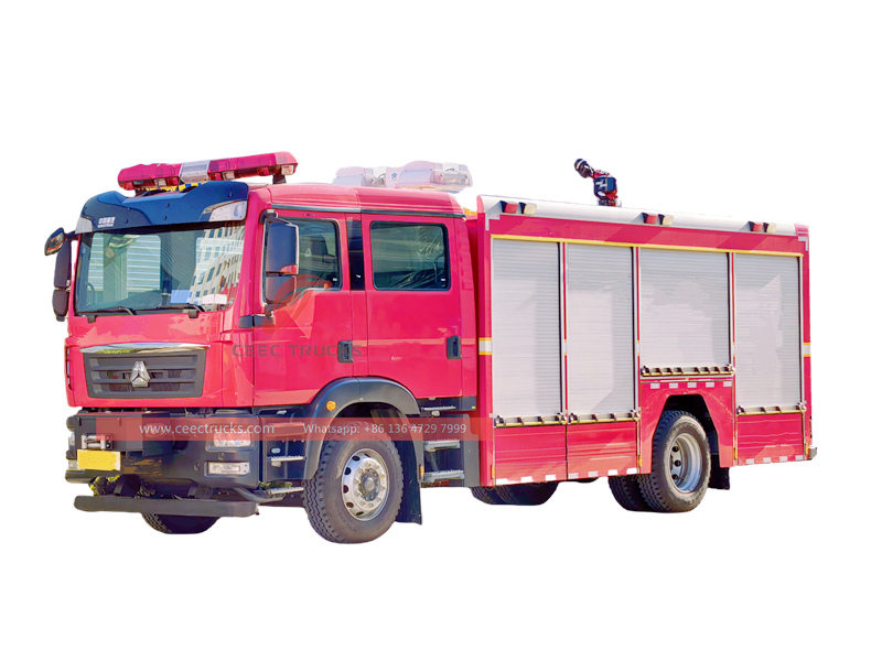 Howo C5H heavy CAFS fire truck