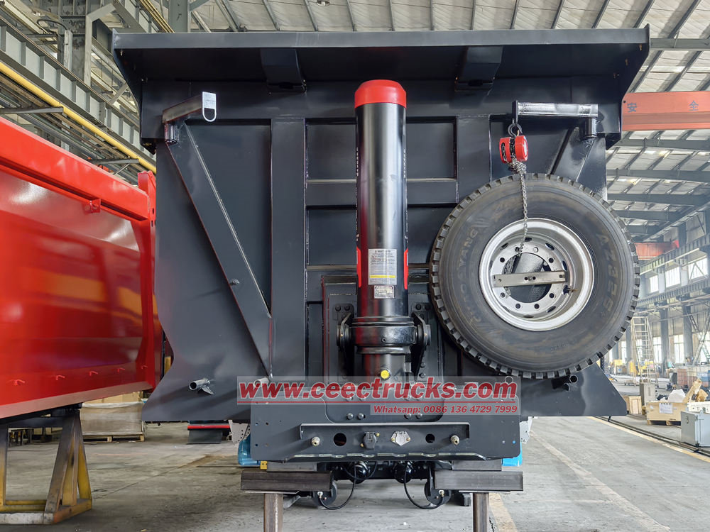 4 axle tipper semi trailer