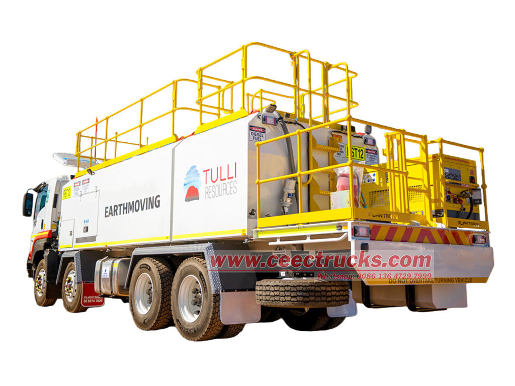 Beiben 8x8 combined lube refueling truck