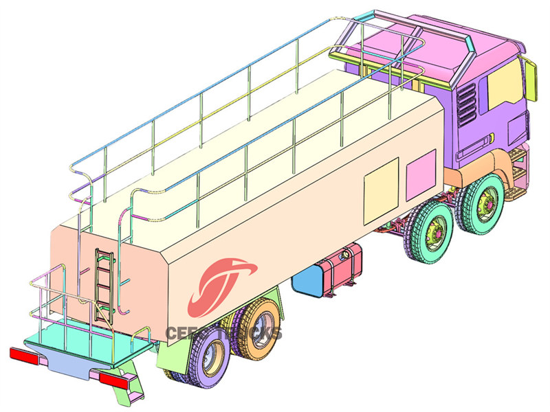 Beiben 4142 lube service truck drawing Beiben 4142 lube service truck drawing