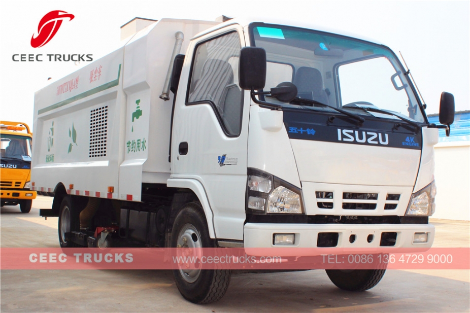 ISUZU 5 CBM vacuüm veegwagen