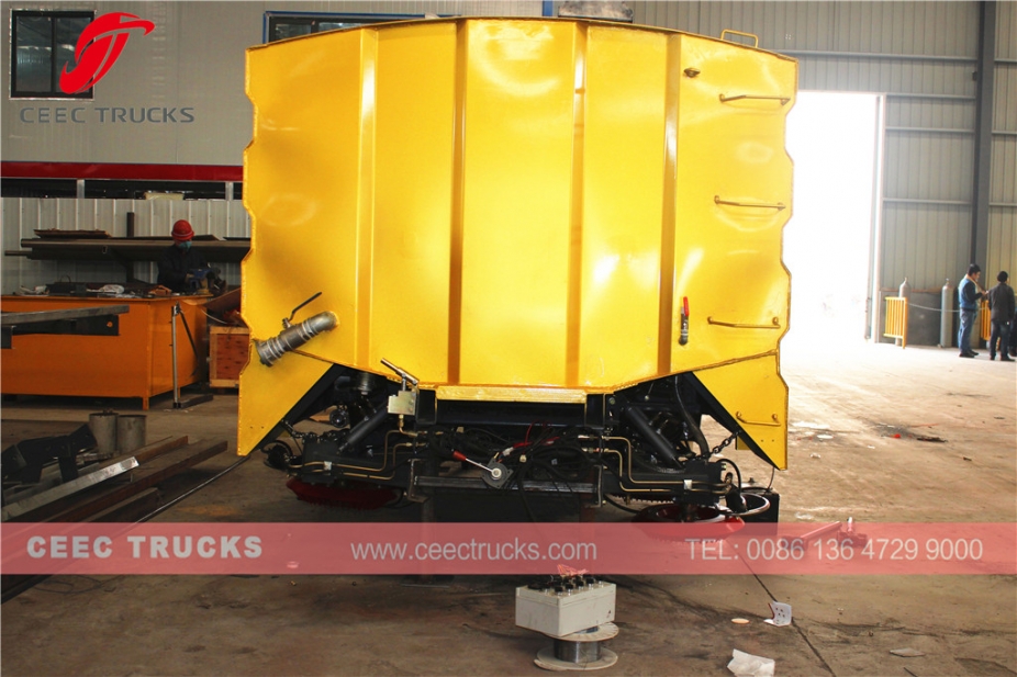 5000L straatveegmachine opbouw