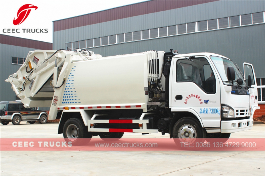 ISUZU 5000L vuilniscompressorvoertuig