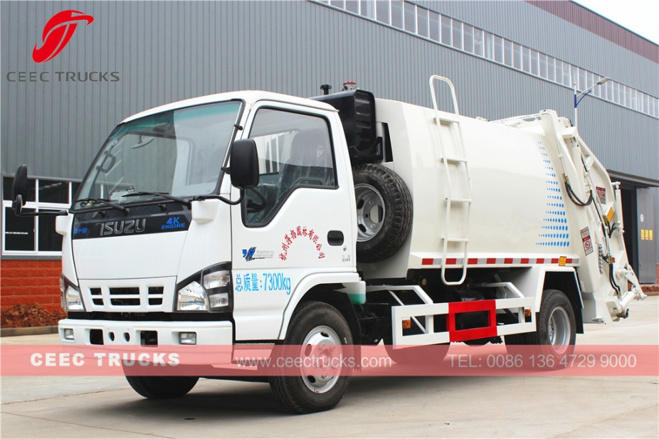 ISUZU 5000L vuilniscompressorvoertuig