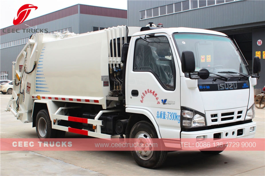 ISUZU 5000L vuilniscompressorvoertuig