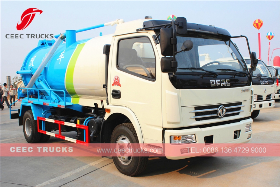 Dongfeng 8.000L septictankzuigwagen