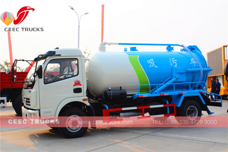 Dongfeng 8.000L septictankzuigwagen