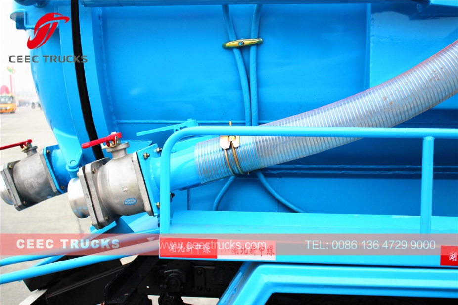 Dongfeng 8.000L septictankzuigwagen