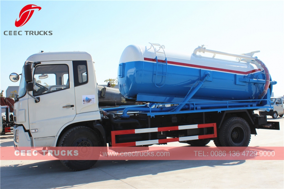 Dongfeng 10.000L vacuüm rioolwagen