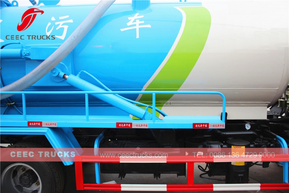 Dongfeng 8.000L septictankzuigwagen