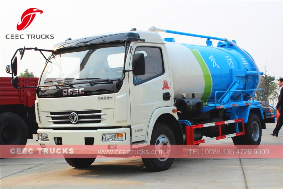 Dongfeng 8.000L septictankzuigwagen