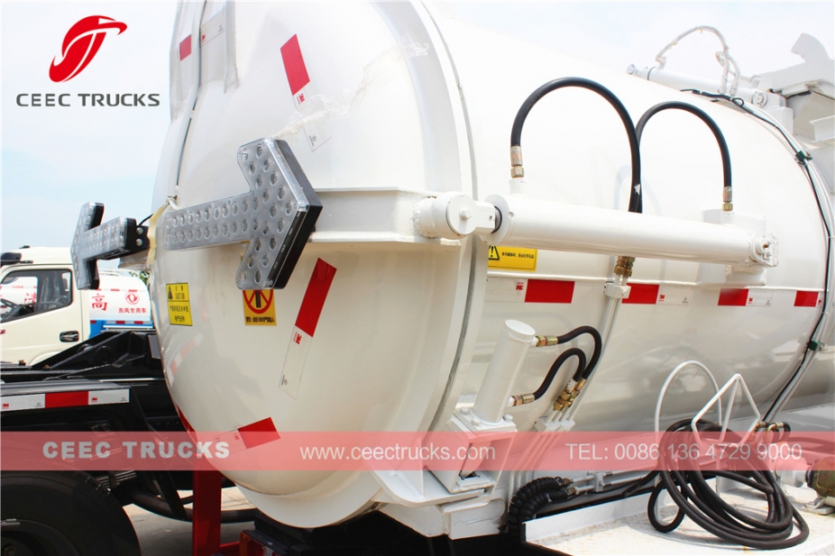 ISUZU 4.000L keukenafvaltankwagen