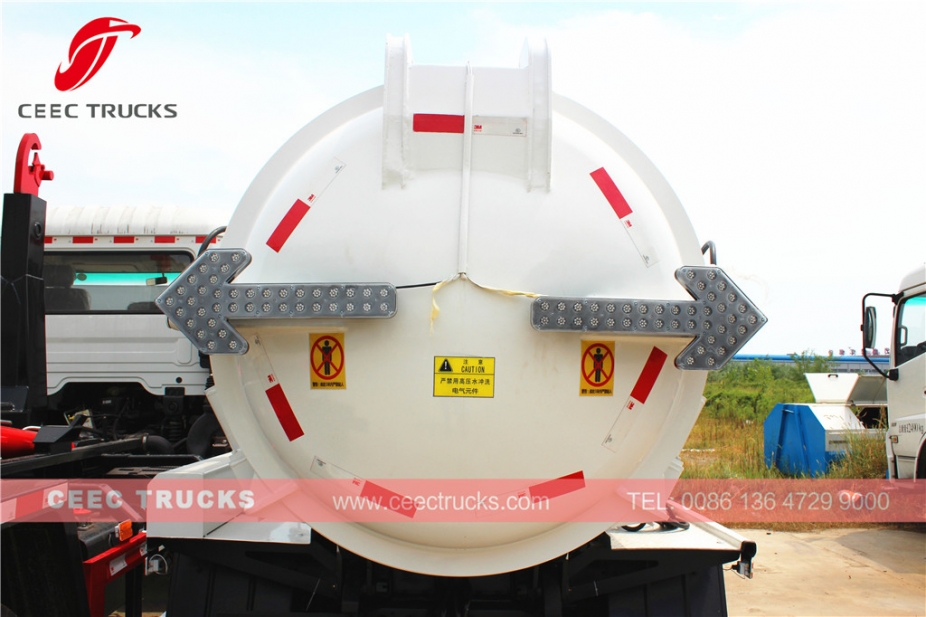 ISUZU 4.000L keukenafvaltankwagen