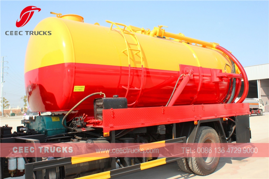 Dongfeng 10.000L septictank leegmaker