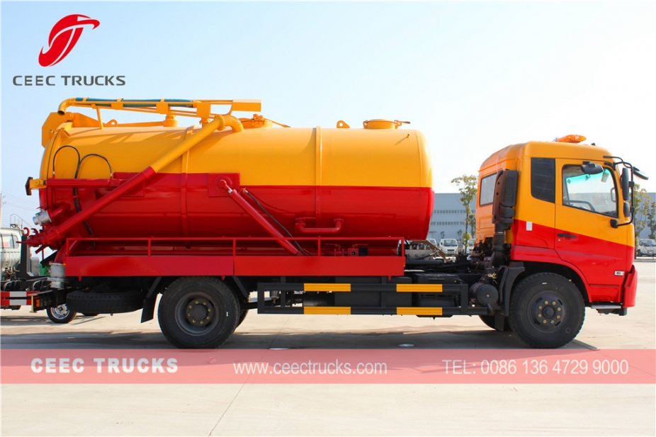 Dongfeng 10.000L septictank leegmaker