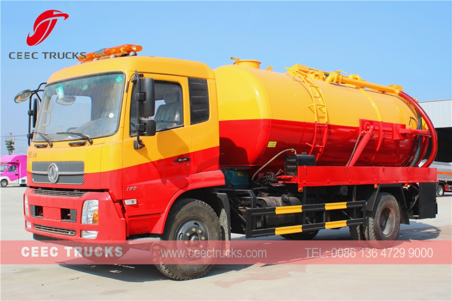 Dongfeng 10.000L septictank leegmaker