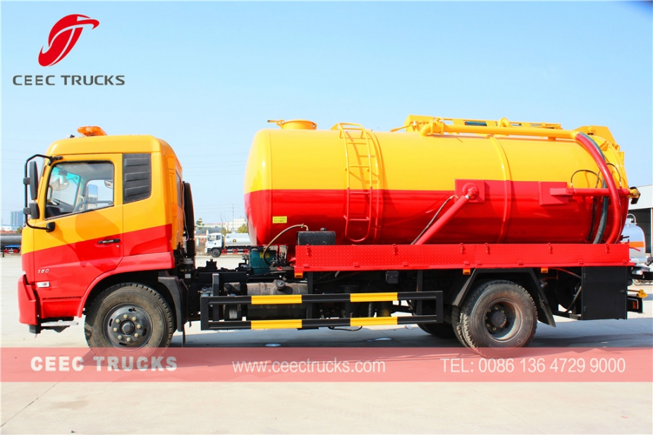 Dongfeng 10.000L septictank leegmaker