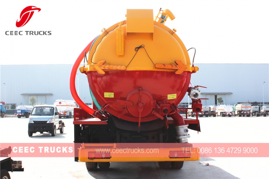 Dongfeng 10.000L septictank leegmaker