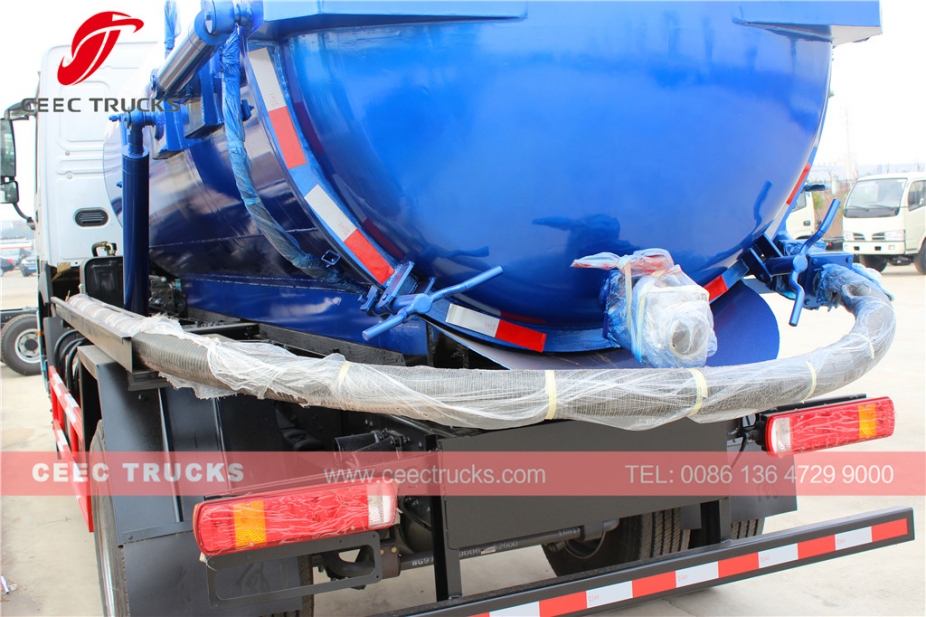 HOWO RHD model 10.000L vacuüm rioolwagen