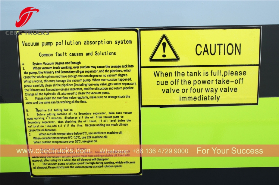 ISUZU 8CBM rioolwagen