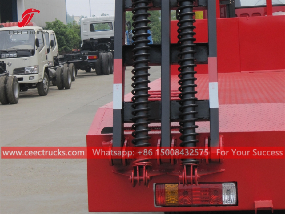 5 ton lage vlakke laadklepwagen FAW