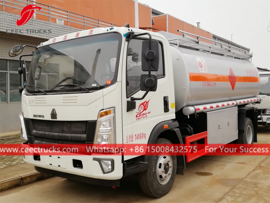 10.5CBM HOWO brandstoftanker