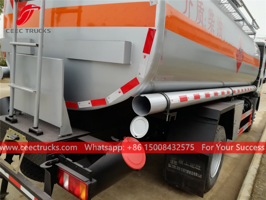 10.5CBM HOWO brandstoftanker