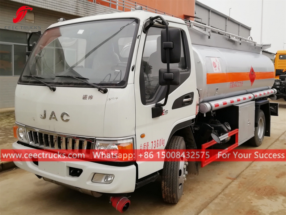 4.2CBM JAC brandstoftanker
