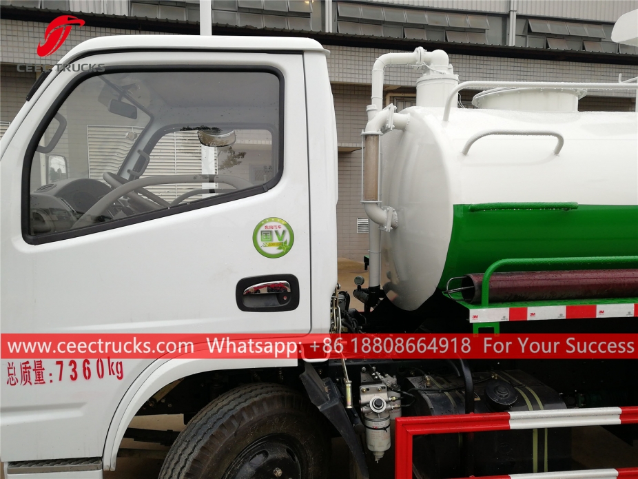 4.000 liter zuigtank DongFeng