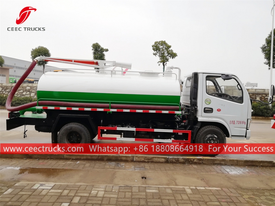 4.000 liter zuigtank DongFeng