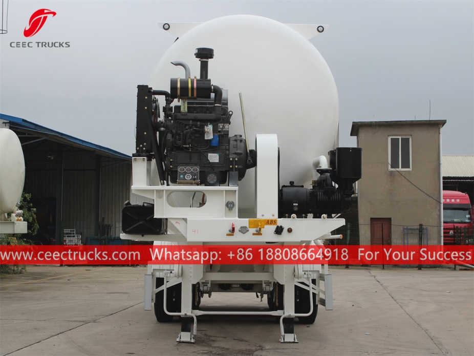 32CBM 3-assige bulk poeder trailer