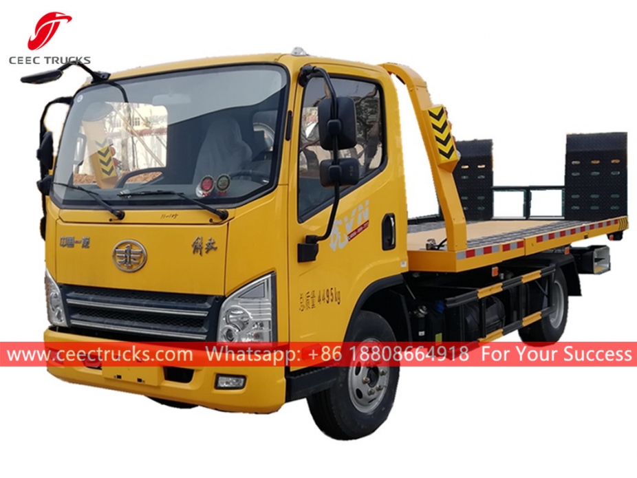 4x2 Laag Platte Bed Vrachtwagen FAW