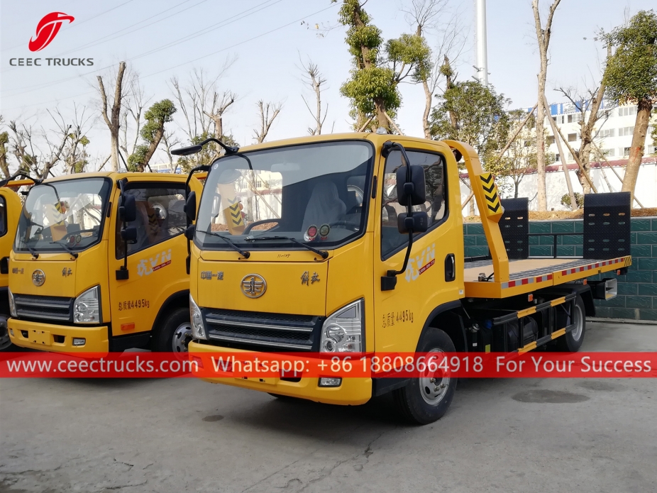 4x2 Laag Platte Bed Vrachtwagen FAW