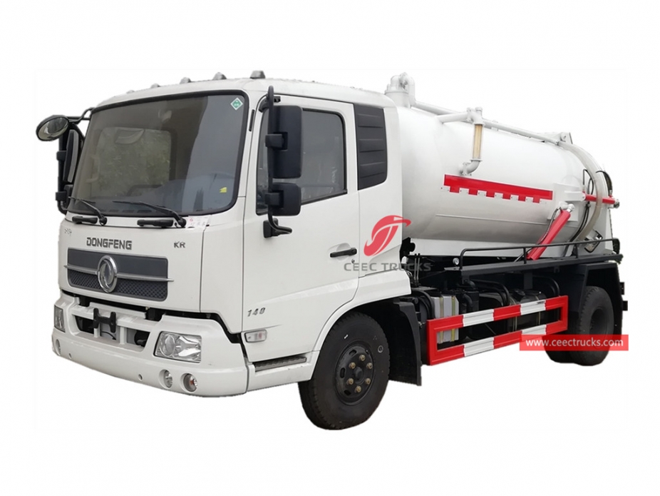 8.000 Liter Rioolzuigtankwagen DONGFENG