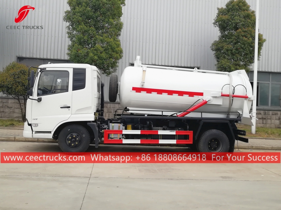 8.000 Liter Rioolzuigtankwagen DONGFENG