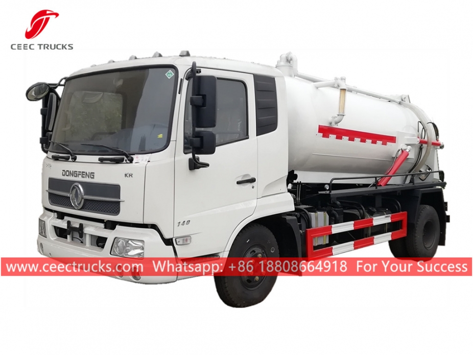 8.000 Liter Rioolzuigtankwagen DONGFENG