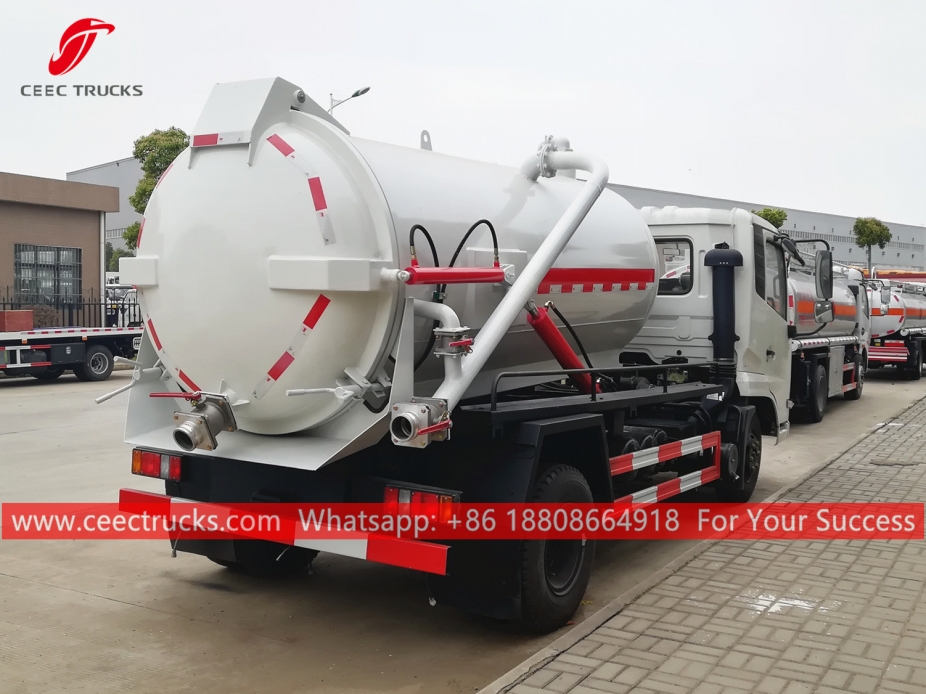 8.000 Liter Rioolzuigtankwagen DONGFENG