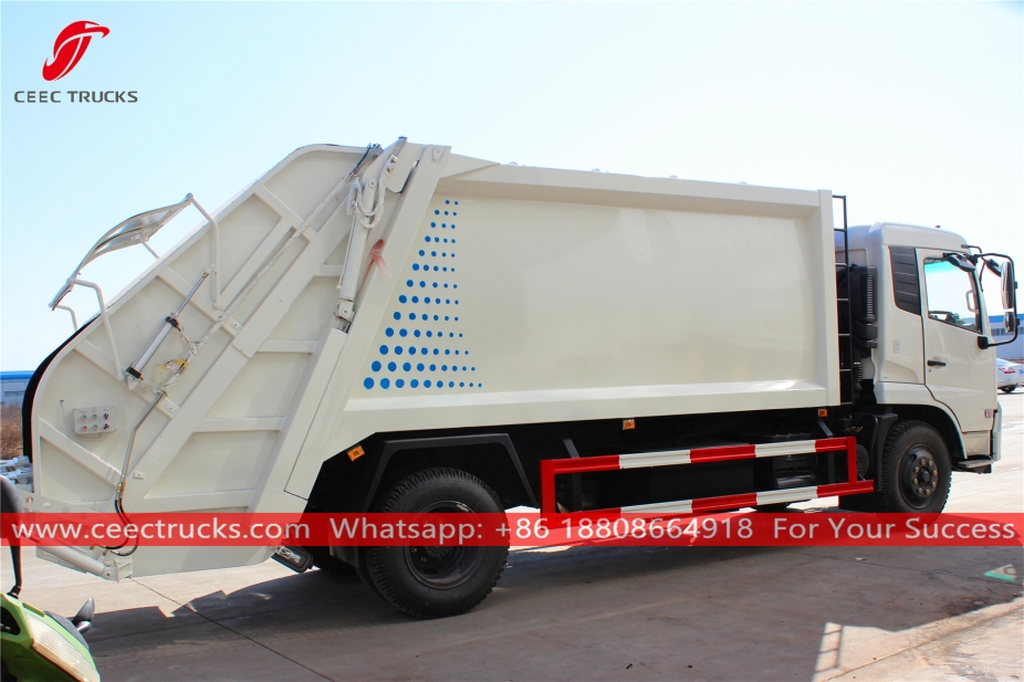 12CBM Compressor Vuilniswagen Dongfeng