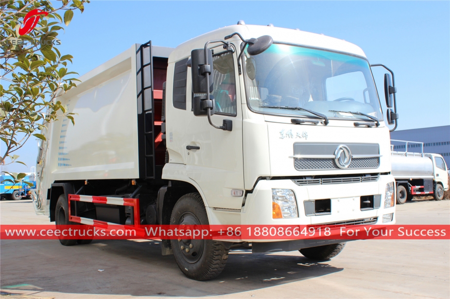 12CBM Compressor Vuilniswagen Dongfeng