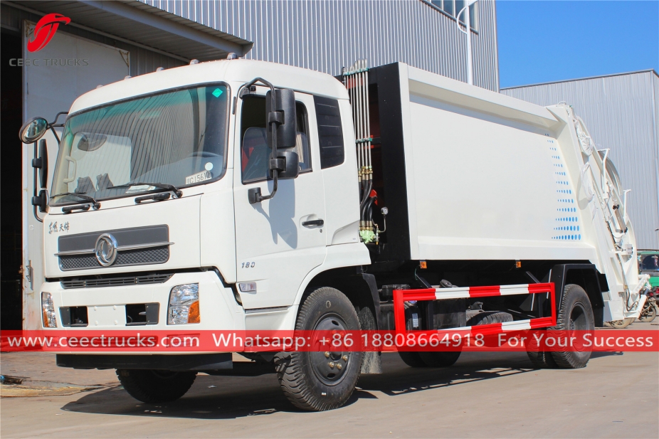12CBM Compressor Vuilniswagen Dongfeng