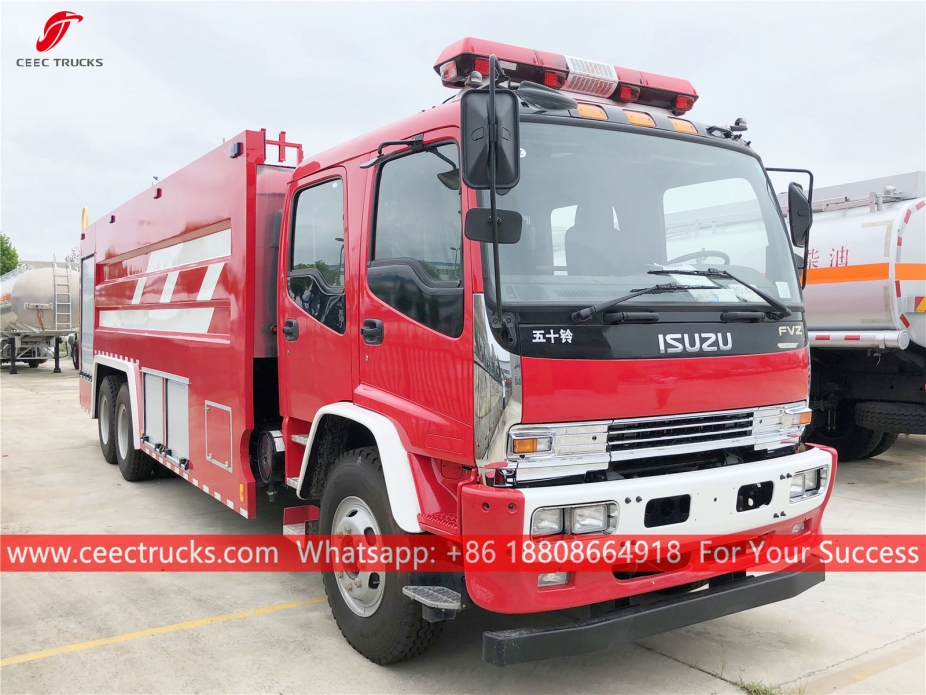 ISUZU 12CBM Water-schuim bluswagen