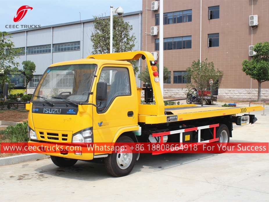 3 Tons Laagbed-sleepwagen ISUZU