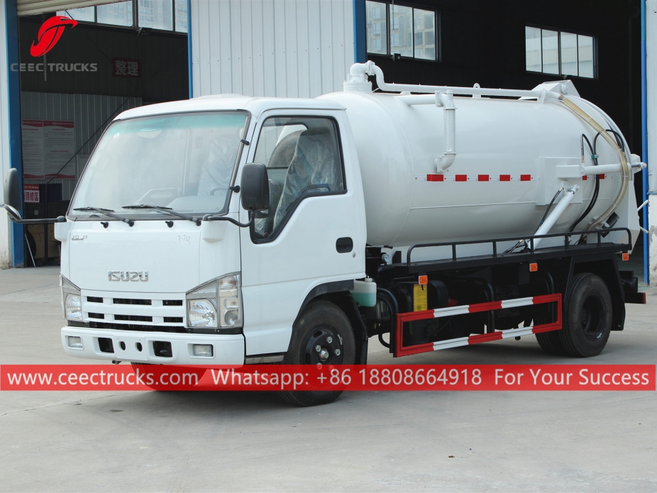 4.000 Liter Vacuüm Rioolwagen ISUZU