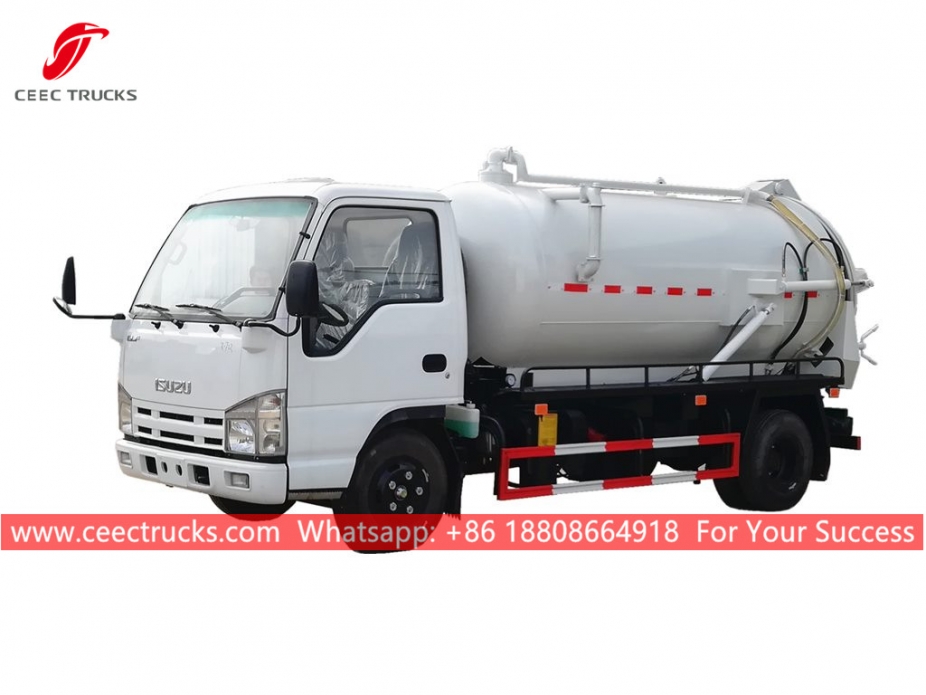 4.000 Liter Vacuüm Rioolwagen ISUZU